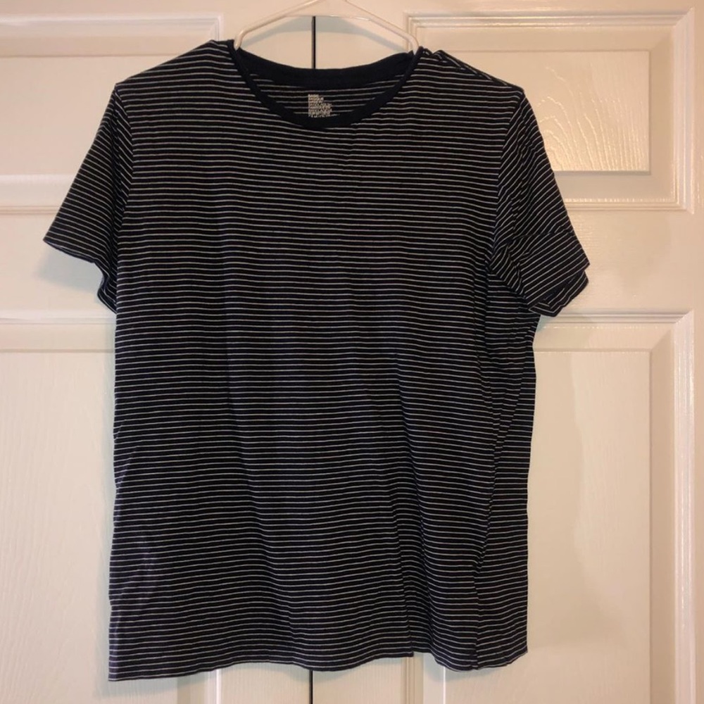 Navy blue stripper t-shirt